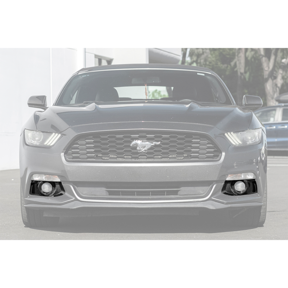 EOS Fog Light Bezel Covers, Carbon Fiber :: 2015-2017 Ford Mustang