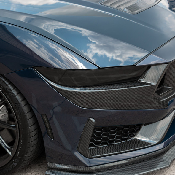 Phastek Headlight Blackout Vinyl Tint, Light :: 2024-2025 Ford Mustang