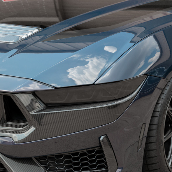 Phastek Headlight Blackout Vinyl Tint, Light :: 2024-2025 Ford Mustang