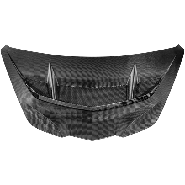 EOS ZR1 Style Vented Hood, Carbon Fiber :: 2020-2025 Corvette
