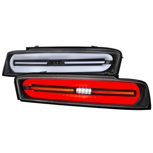 6th Gen Camaro LED Sequential Tail Lights, Black Housing :: 2016-2018 Camaro w/ Factory LED Tail Lights