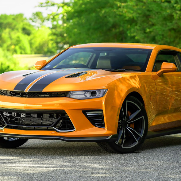 6th Gen Camaro Projector Headlights w/ LED Bar & Sequential Turn Signal, Chrome Housing :: 2016-2018 Camaro w/o HID Headlights