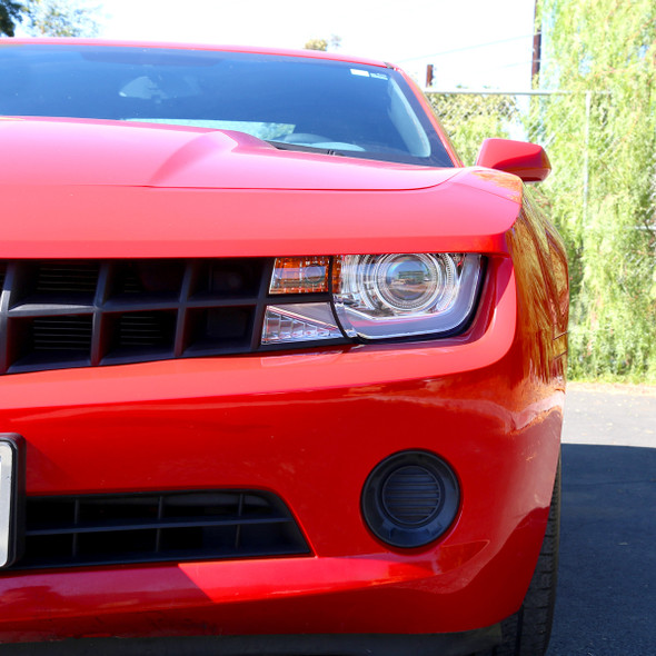 5th Gen Camaro Projector Headlights w/ LED Bar, Chrome Housing :: 2010-2013 Camaro w/o HID Headlights