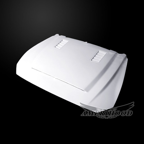 AmeriHood SSE Style Functional Heat Extraction Ram Air Hood :: 2018-2023 Ford Mustang