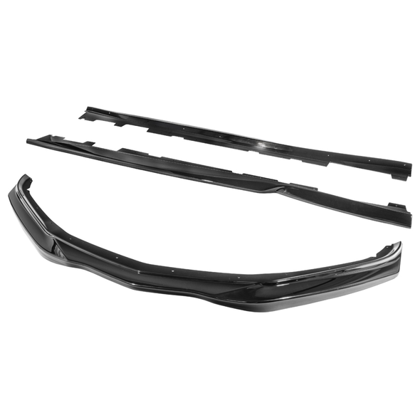 6th Gen Camaro T6 Side Skirts & Front Splitter, Gloss Black :: 2016-2024 Camaro SS & 2019-2024 Camaro LS & LT