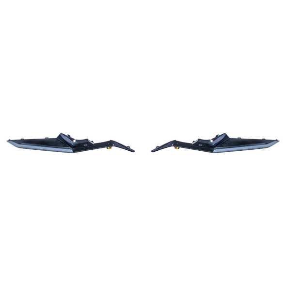C8 Corvette Sequential LED DRL Bar Bezel Insert, Carbon Flash Metallic :: 2023-2026 Corvette Z06, ZR1 & E-Ray
