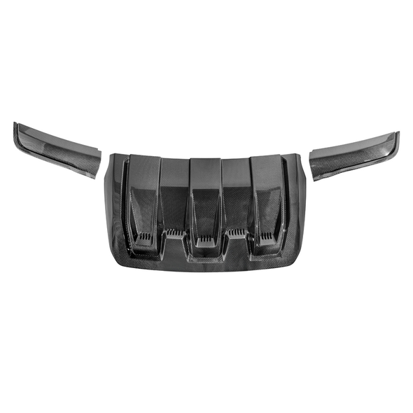 Ford F-150 Hood Vent & Side Trim Cover, Carbon Fiber :: 2021-2026 Ford F-150 Raptor