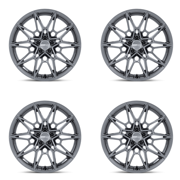 American Racing AR955 Stampede Wheel Set, Matte Anthracite, 19x10 :: 2015-2026 Ford Mustang