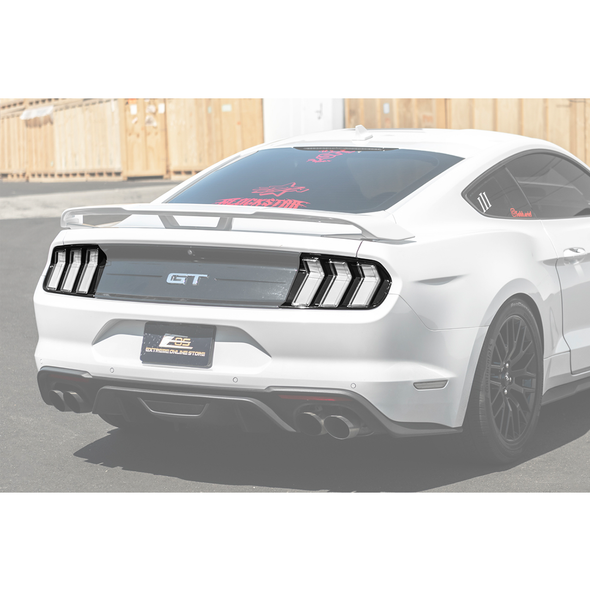 S550 Mustang S650 Euro Style Sequential LED Tail Lights, Clear Lens :: 2015-2023 Ford Mustang