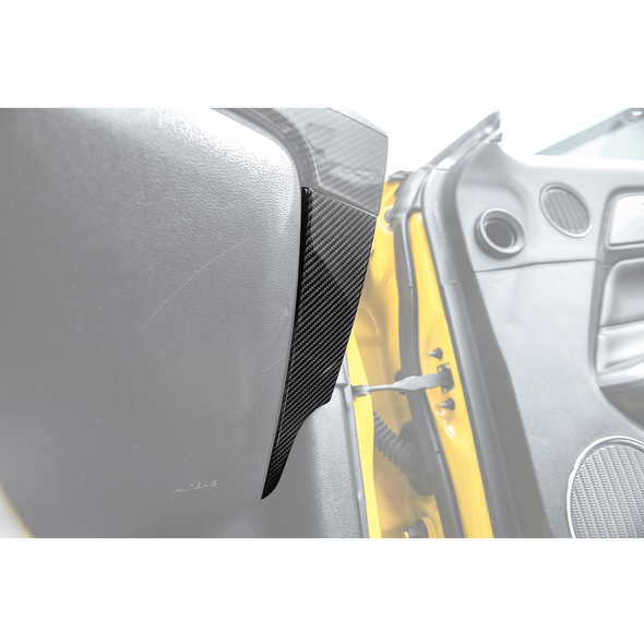S550 Mustang Lower Dashboard Trim Covers, Carbon Fiber :: 2015-2023 Ford Mustang