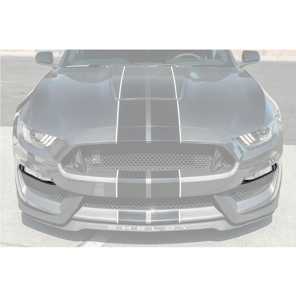 S550 Mustang Fog Light Eyebrow Cover, Carbon Fiber :: 2015-2020 Ford Mustang GT350