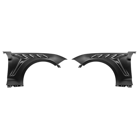 S550 Mustang GTD Style Vented Side Fenders, Unpainted :: 2018-2023 Ford Mustang GT & EcoBoost