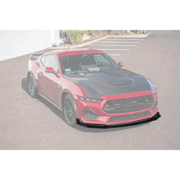 S650 Mustang Front Splitter Extension, Unpainted :: 2024-2026 Ford Mustang w/o Dark Horse Handling Package