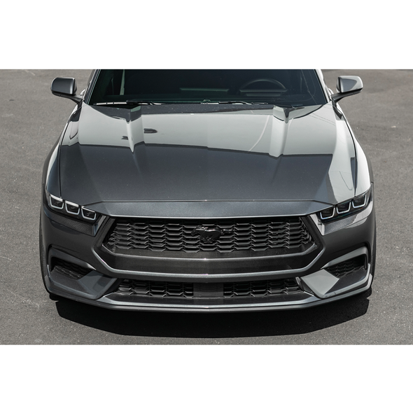 S650 Mustang Headlight Eyebrow Trim Cover, Carbon Fiber :: 2024-2026 Ford Mustang