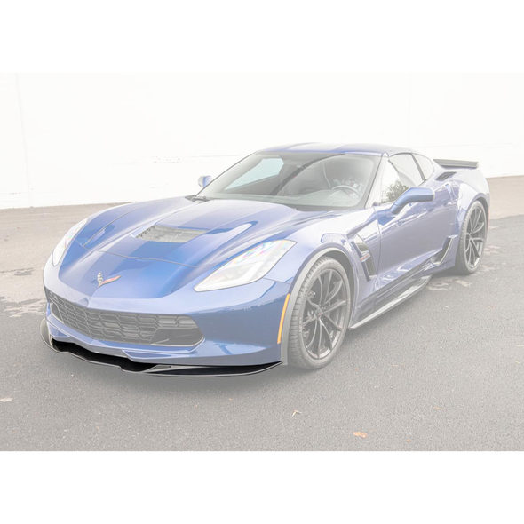 C7 Corvette Performance Front Splitter, Carbon Flash Metallic :: 2014-2019 C7 Corvette Stingray, Z51 Package
