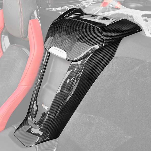 C8 Corvette Interior Upper & Lower Waterfall & Speaker Cover, Carbon Fiber :: 2020-2025 C8 Corvette Stingray & Z51