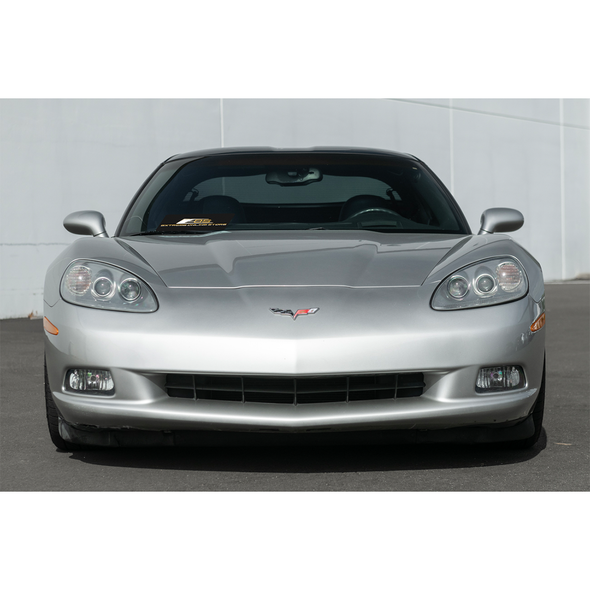 C6 Corvette HID Headlights, Blade Silver Housing w/ Clear Lens :: 2005-2013 C6 Corvette