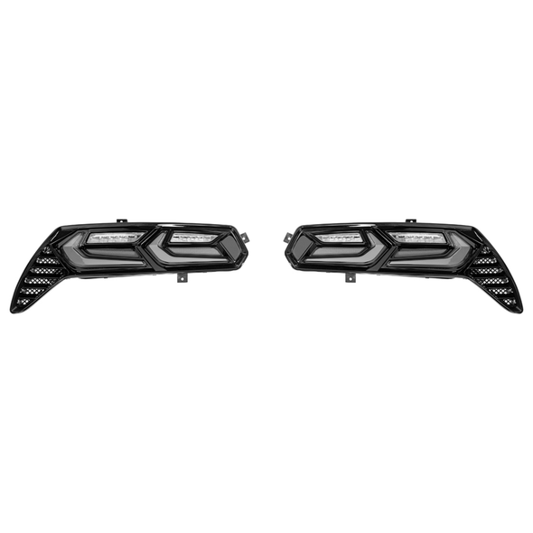 C7 Corvette Factory Style Sequential LED Taillights, Smoked Lens :: 2014-2019 C7 Corvette