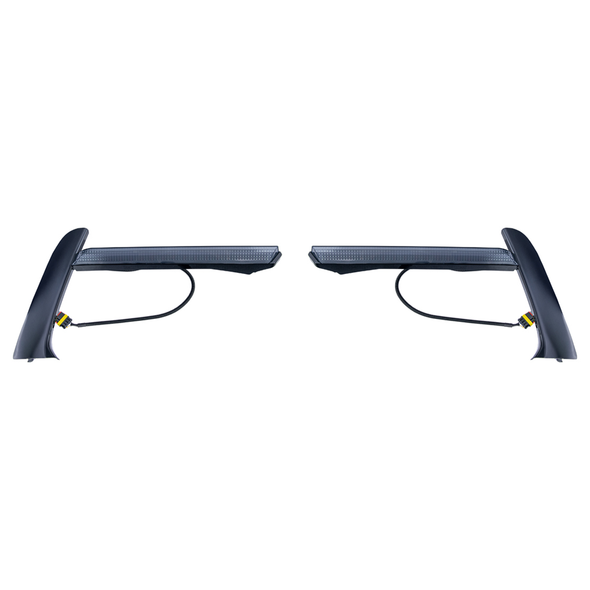 C8 Corvette Sequential LED DRL Light Bar Bezel Insert, Carbon Flash Metallic :: 2020-2026 C8 Corvette Stringray & Z51