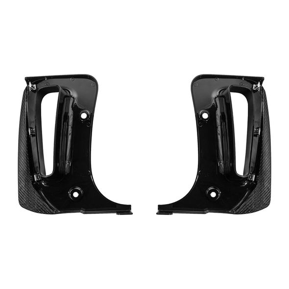 C8 Corvette XL Extended Rear Splash Guards, Carbon Fiber :: 2023-2026 C8 Corvette Z06 & E-Ray