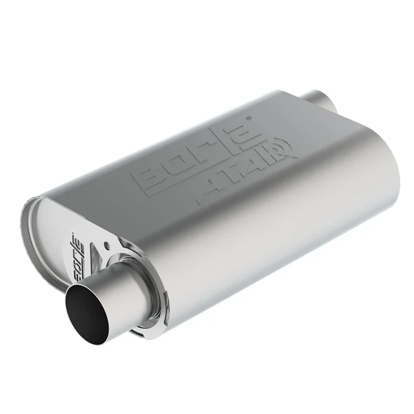 Borla 4.35" x 9.10" x 14" ATAK CrateMuffler, 2.5" Offset/Offset :: 2010-2015 Camaro