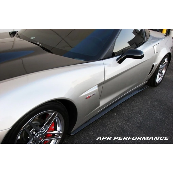 APR Side Rocker Extensions, Carbon Fiber :: 2006-2013 C6 Corvette Grand Sport & Z06