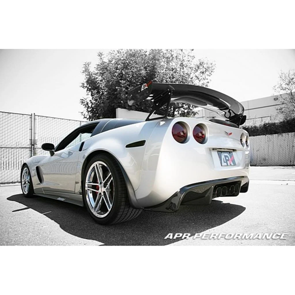 APR Rear Diffuser, Carbon Fiber :: 2005-2013 C6 Corvette w/ Factory Leaf Springs