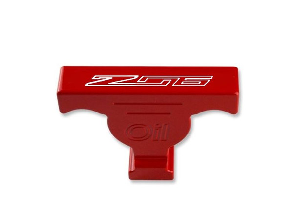 American Brother Designs Dip Stick Handle Cover, Z06 Logo, Color Options :: 2014-2019 C7 Corvette Z06