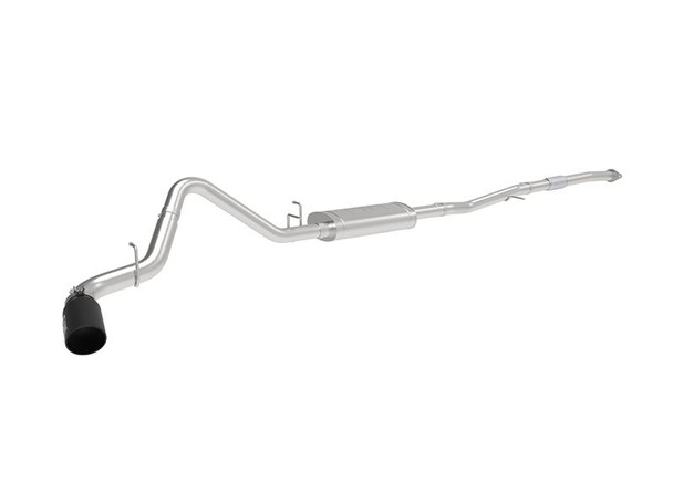 aFe Power Apollo GT Series 3" 304 Stainless Steel Cat-Back Exhaust System, Black Tip :: 2019-2021 Silverado 1500 L4-2.7L