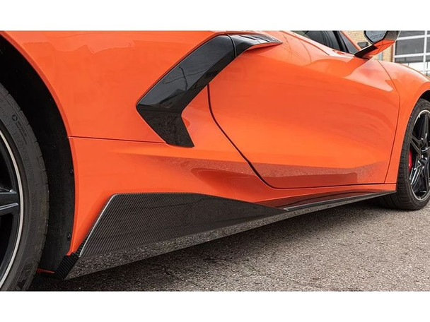 AGM "5VM" Painted Carbon Flash Metallic Sideskirts  :: 2020-2021 Chevrolet C8 Corvette