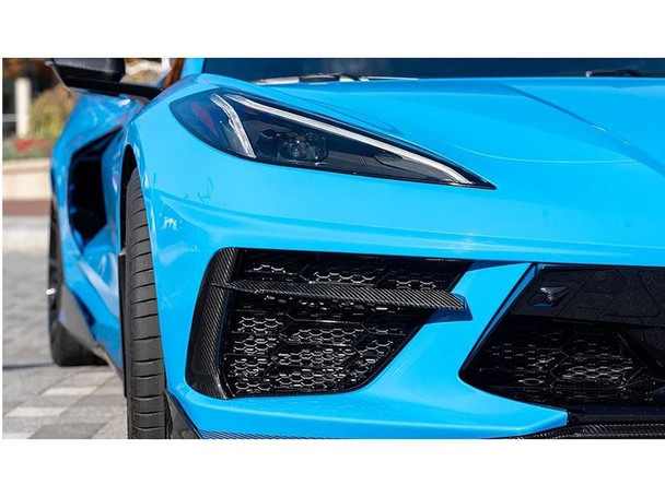 AGM Carbon Fiber Grille Inserts :: 2020-2021 Chevrolet C8 Corvette