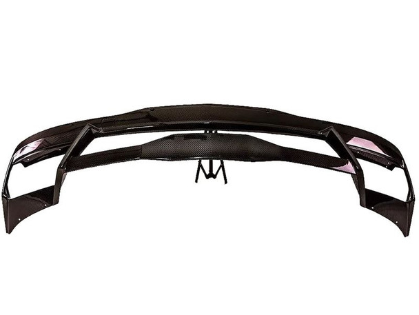 AGM Visible Carbon Fiber Rear Diffuser :: 2020-2021 Chevrolet C8 Corvette w/o Z51 Package