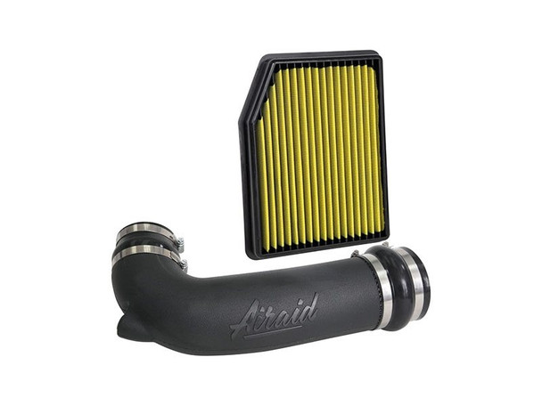 AIRAID Junior Cold Air Intake System, Yellow Dry Filter :: 2019, 2020, 2021, 2022, 2023 Silverado 1500 4.3L V6