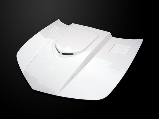 AmeriHood Type-TR Functional Heat Extractor Ram Air Hood, Fiberglass :: 2010-2013 Camaro Non-ZL1