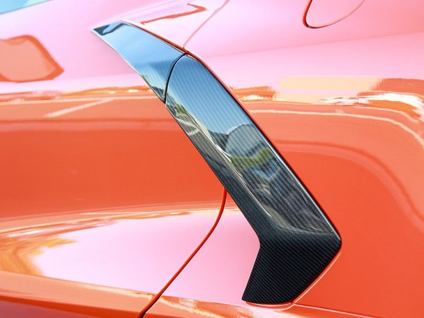 APR Performance C8 Corvette Door Handle Trim and Quarter Panel Trim Package in Carbon Fiber