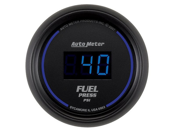 AutoMeter Cobalt Digital Fuel Pressure, 2 1/16", 5-100 psi