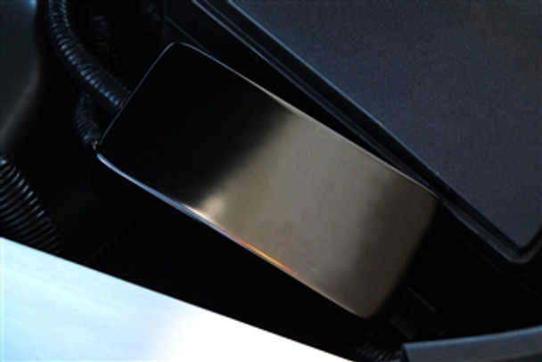 Billet Customs "Plain" Relay Cover, Black :: 2010-2015 Camaro - Clearance