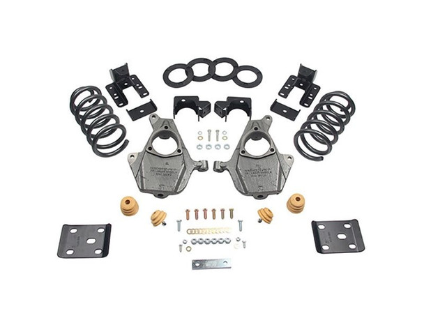 Belltech Lowering Kit Without Shocks, 3"-4" Front / 7" Rear :: 2016.5-2018 Silverado 1500 2WD Standard Cab, Short Bed