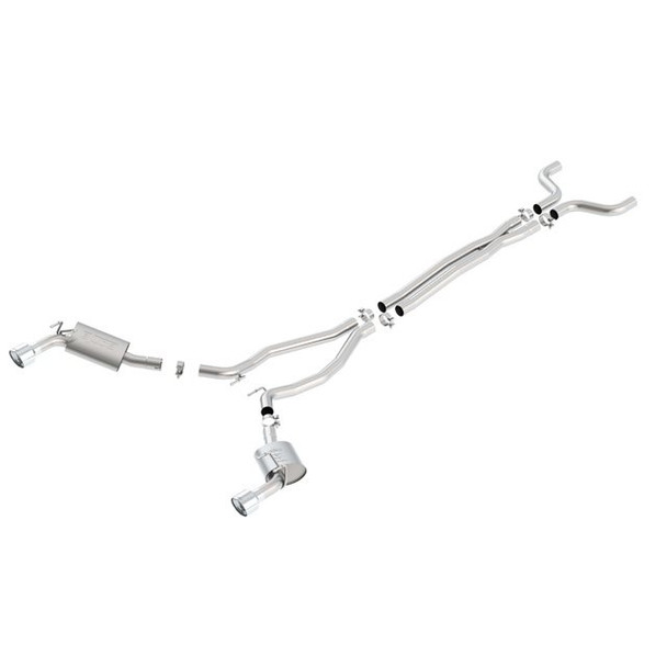 2014-2015 Camaro SS Coupe AND Convertible - Borla 2.5" Cat-Back Stainless Steel Exhaust System #140530