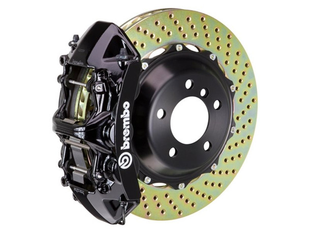 Brembo Front GT System Big Brake Kit, 15" Cross Drilled Rotors  :: 2020-2022 C8 Corvette Stingray & Z51