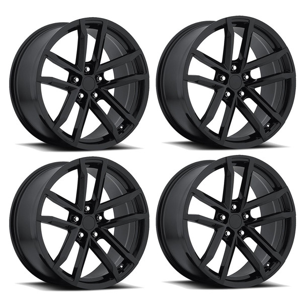 Factory Reproductions FR 41 ZL1 Replica Wheels, Gloss Black, 20x9 & 20x10 :: 2010-2024 Camaro