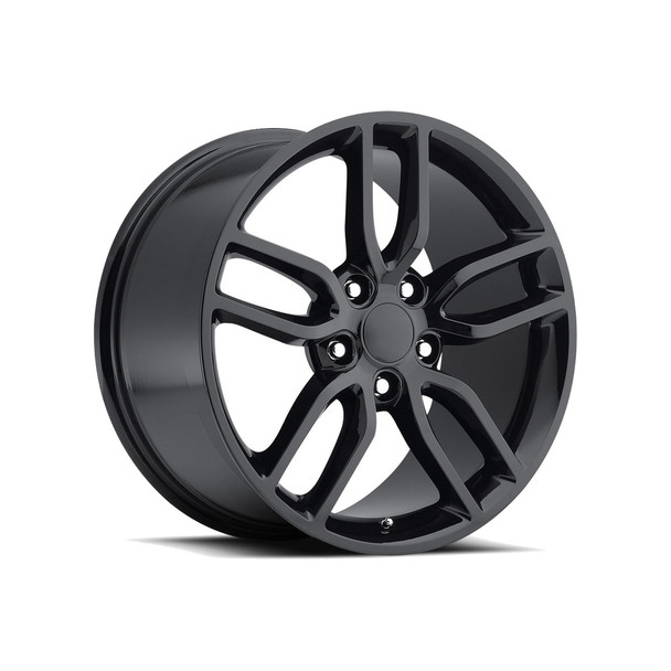Factory Reproductions FR 26 Z51 Replica Wheel, Gloss Black, 19x10 :: 2014-2019 C7 Corvette Stingray