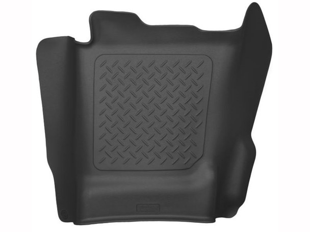 Husky Liners X-Act Contour Center Hump Floor Liner, Black :: 2014-2018 Silverado 1500 Crew/Double Cab