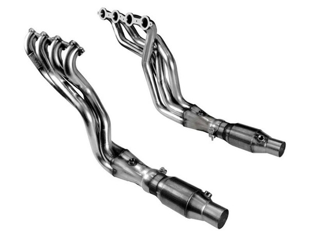 Kooks 2" Long Tube Headers w/Green Catted Pipes :: 2010-2015 Camaro SS & ZL1