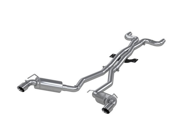 MBRP XP Series 3" Dual Cat-Back Exhaust System w/ 4" Dual Tips, T409 Stainless Steel :: 2010-2015 Camaro SS Manual