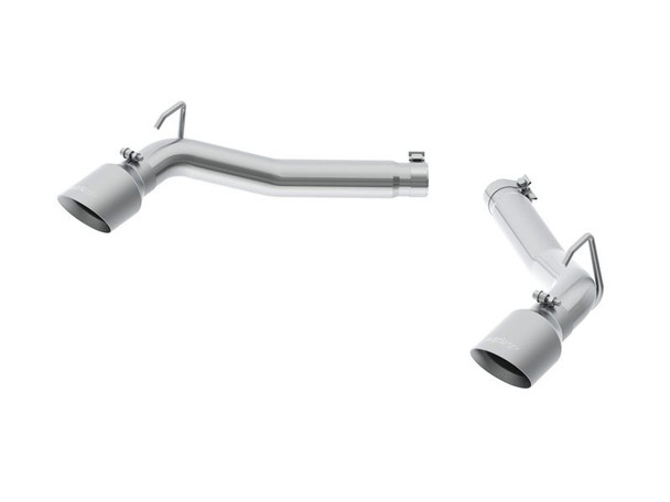 MBRP Installer Series 3" Dual Axle-Back Muffler Delete Exhaust System w/ 4.5" Dual Tips, Aluminized Steel :: 2010-2015 Camaro SS