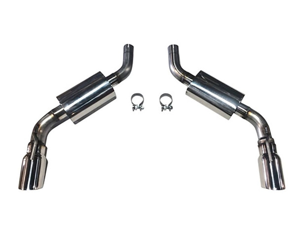 MRT 3" Version 2 Axle-Back Exhaust System, 4" Dual Polished Tips :: 2016, 2017, 2018, 2019, 2020, 2021, 2022, 2023 Camaro 2.0L 4-Cyl