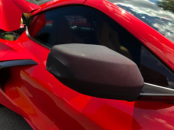 NoviStretch Mirror Covers :: 2020-2022 C8 Corvette