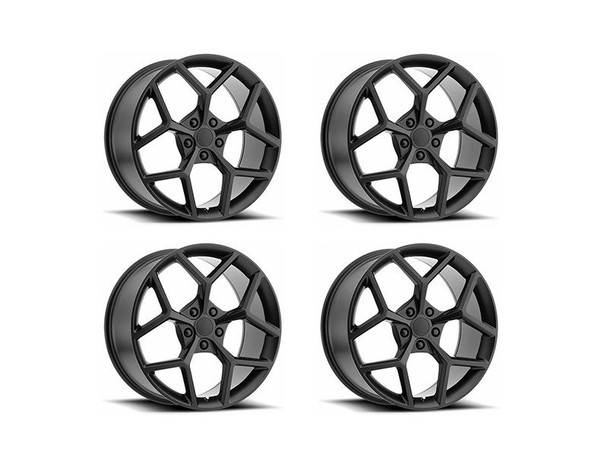 OE Creations Camaro PR126 Z28 Replica Wheel Set, 20x10" +35 and 20x11" +43 in Matte Black