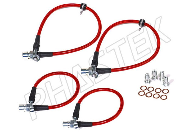 RST Brake Lines Upgrade in Red #6BLR :: 2016-2021 Camaro SS